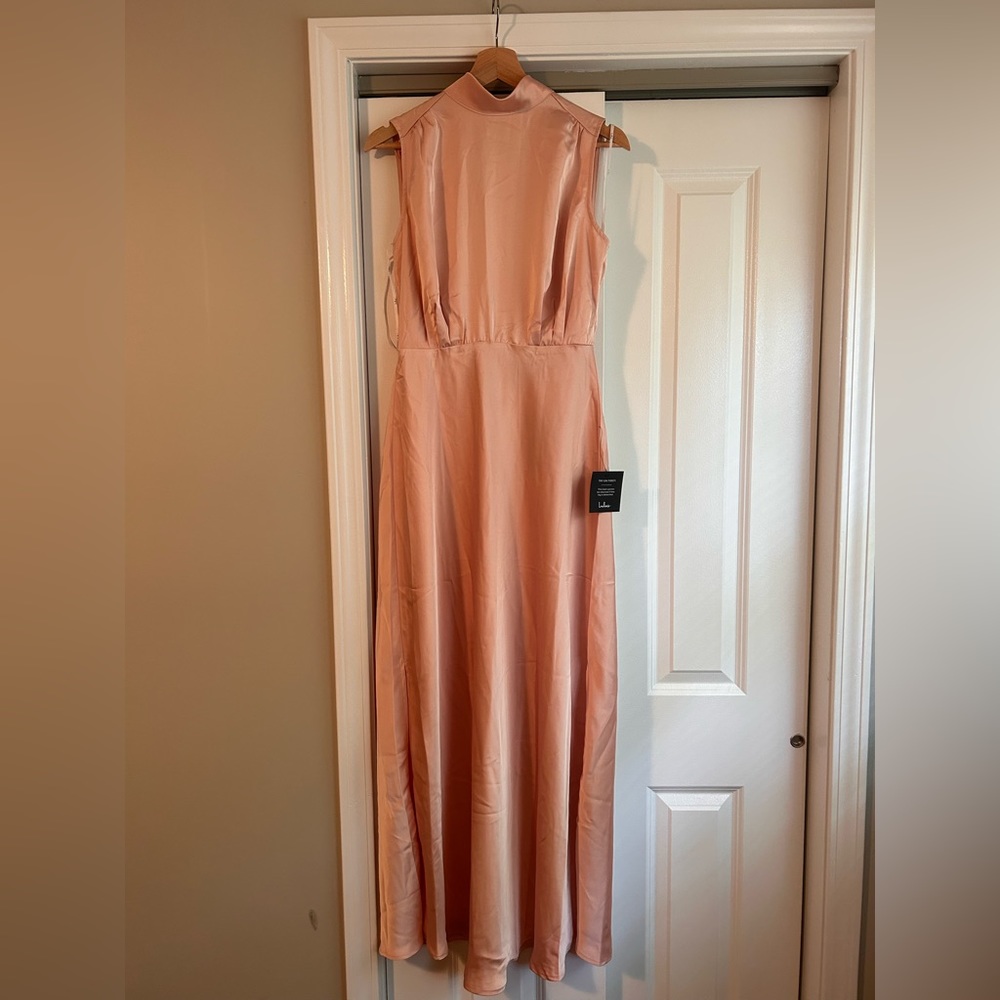 Peach Turtleneck Lulus Dress